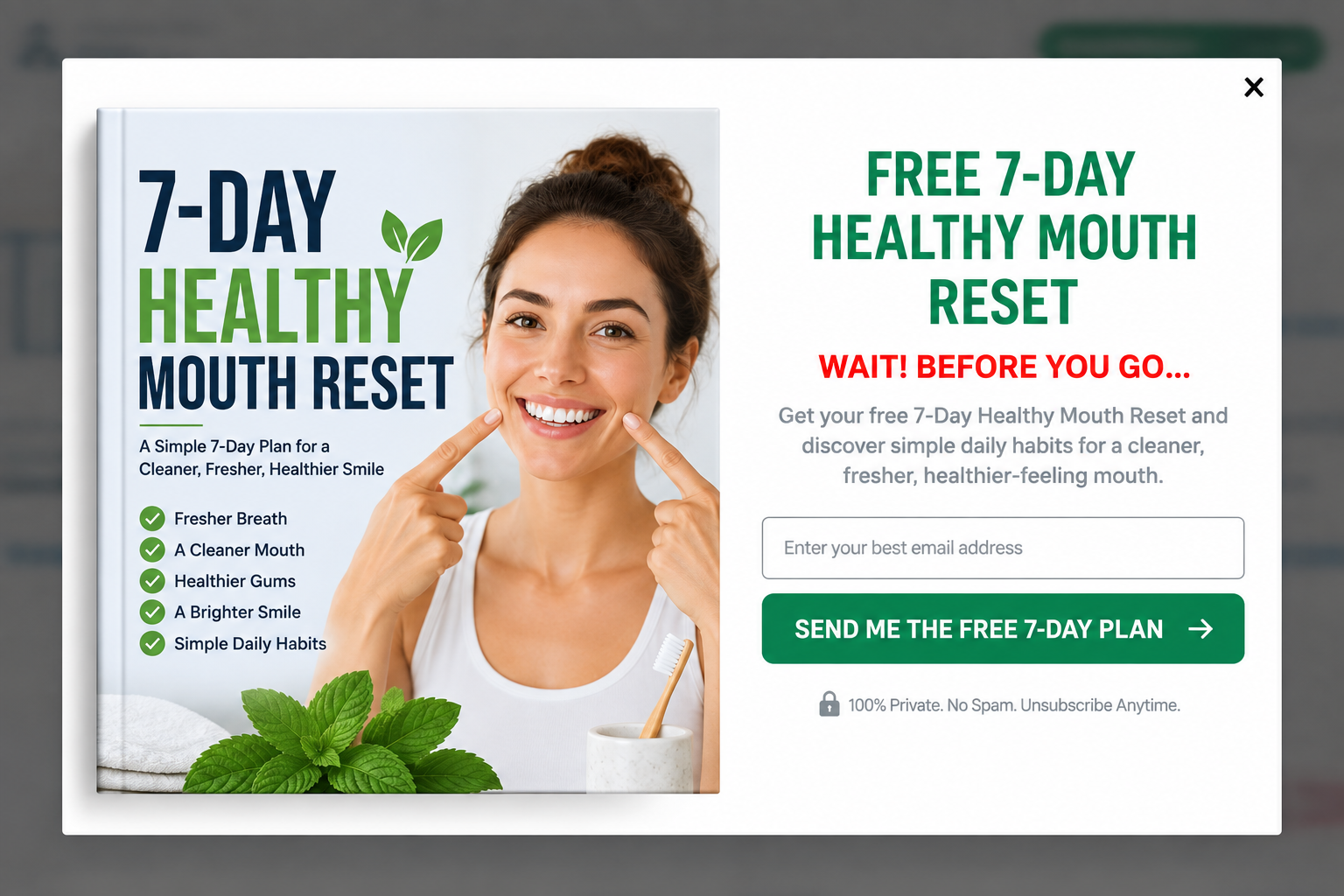 7-Day Healthy Mouth Reset